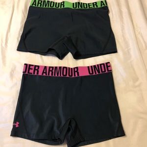Lot of two Under Armour shorts